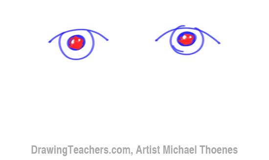 How to Draw a Easy Eyes 4