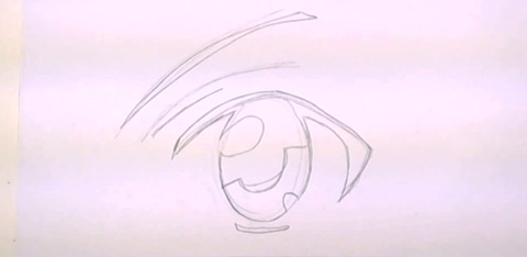 How to Draw Anime Eyes - Filling Out the Eye