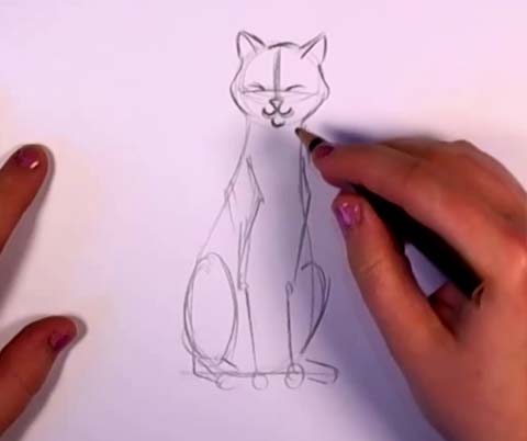 Cat in Pencil 03