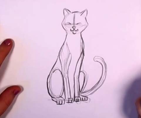 Cat in Pencil 04