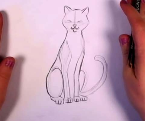 Cat in Pencil 05