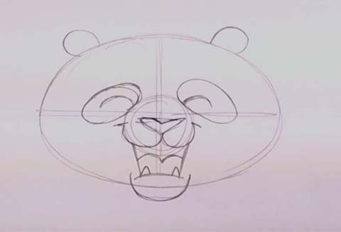 Panda Bear Face 04