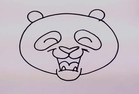 Panda Bear Face 06