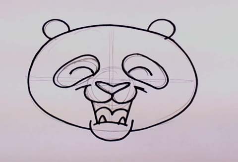 Panda Bear Face 05
