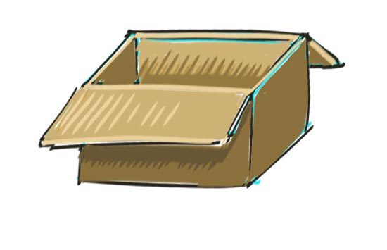 How to Draw a Box Step 10