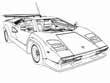 Lamborghini Countach Picture Front